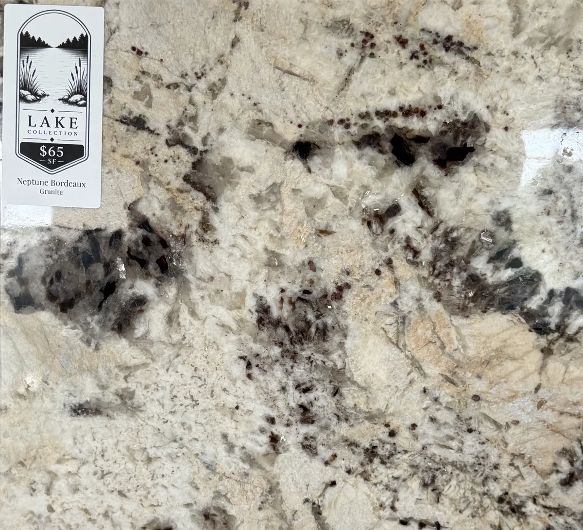 Neptune Bordeaux Granite countertop Seymour TN