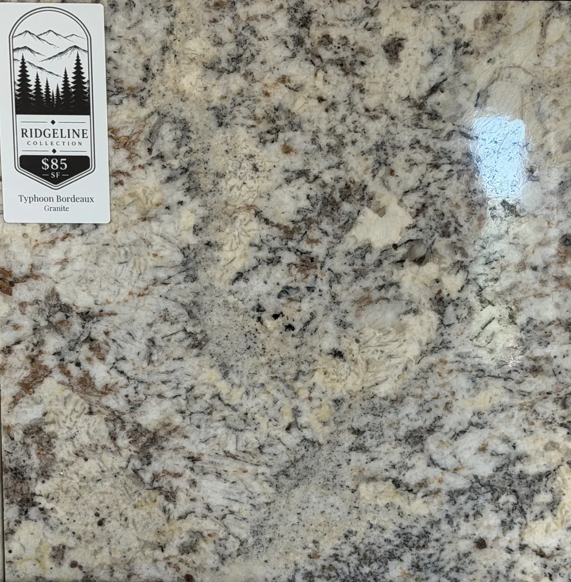Typhoon Bordeaux Granite countertop Seymour TN